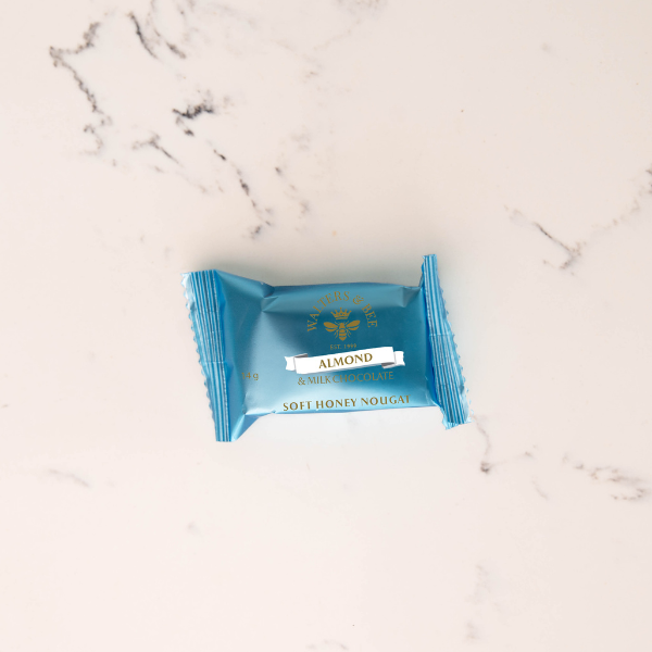 Milk Belgian Chocolate & Roasted Almond Handmade Honey Nougat Bon Bons x 60