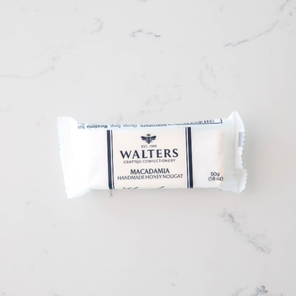 50g Macadamia Honey Nougat Bar