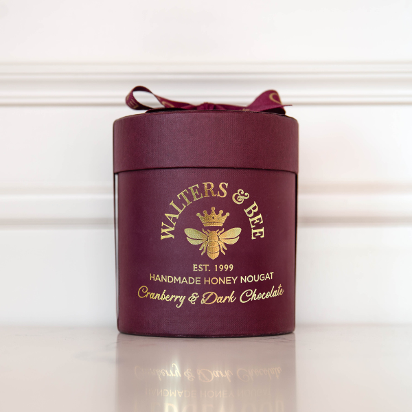 Cranberry & Dark Chocolate Honey Nougat Small Hat Box