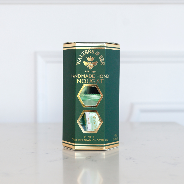 Dark Chocolate & Mint Handmade Honey Nougat Gift Box