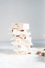 Load image into Gallery viewer, Cranberry &amp; Almond Handmade Honey Nougat 50g Bar
