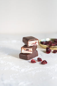 Cranberry & Almond Handmade Honey Nougat Bon Bons x 60