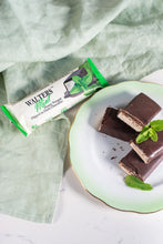 Load image into Gallery viewer, Dark Belgian Chocolate &amp; Wild Mint Handmade Honey Nougat Bar 40g
