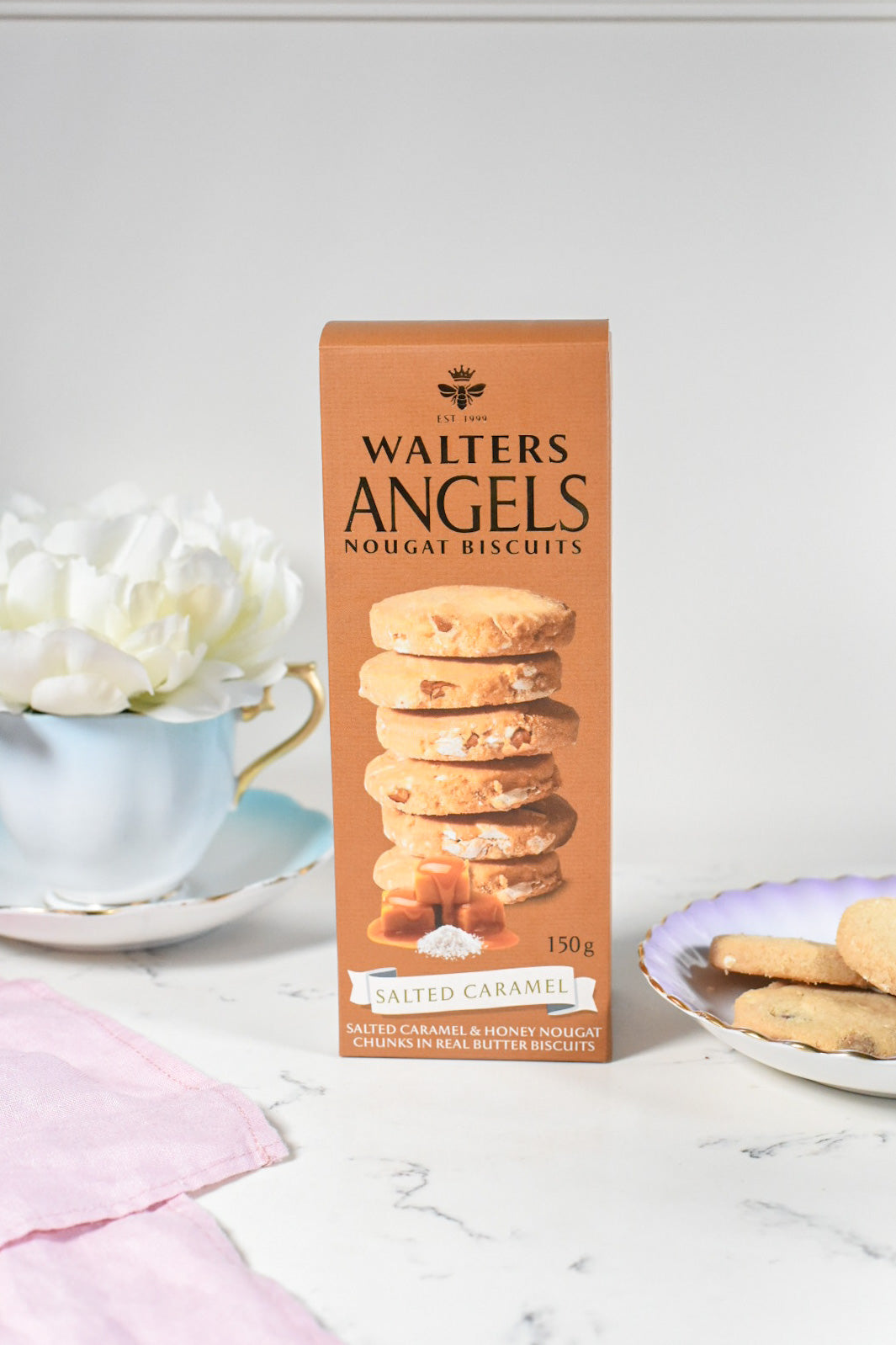 Walters & Bee Salted Caramel Angels Nougat Biscuit